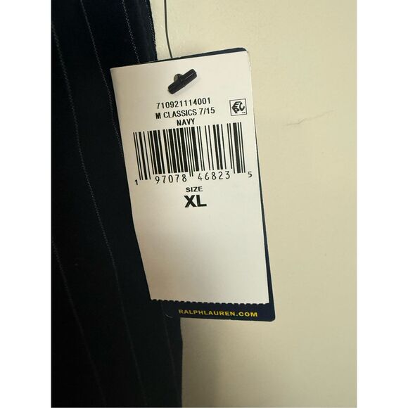 Polo Ralph Lauren Prepster Stretch Classic Fit Pants Size XL Navy Pinstripe NWT - Picture 3 of 5